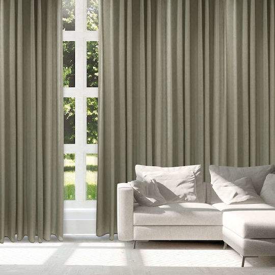 Das Home 2222 Curtains With Grommets Green 300x265cm