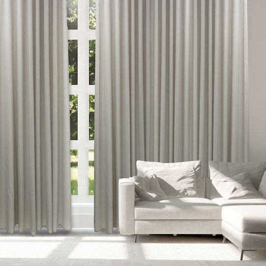 Das Home Vorhang mit Grommets 2221 Beiges 300x265cm