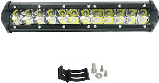 Автомобилна сигнална лента LED 12V Водоустойчива 26см с Бял Осветление