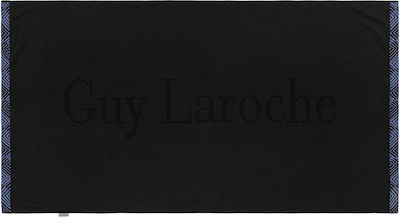 Guy Laroche Snap Beach Towel Black 180x90cm