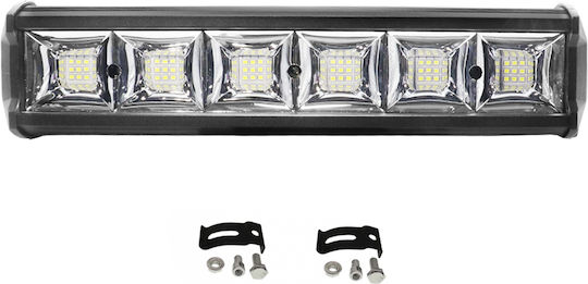 Μπάρα Σήμανσης Αυτοκινήτου LED 12V Αδιάβροχη 30cm με Λευκό Φωτισμό