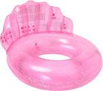 Sunnylife Luxe Shell Bubblegum Φουσκωτή Σαμπρέλα Θαλάσσης Κύκνος Ροζ 115εκ.