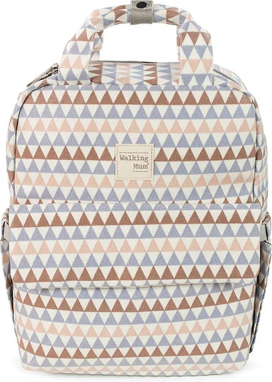 Walking Mum Walking Mum Backpack Diaper Bag Oliver Multicolour 28x12x37cm