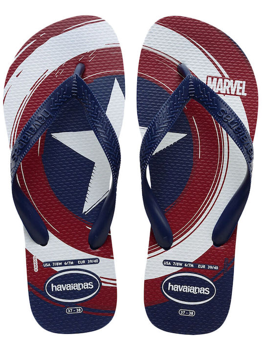 Havaianas Marvel Logomania Flip Flops bărbați Albastru