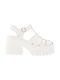 Windsor Smith Platform Leather Women's Sandals White