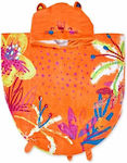 Tuc Tuc Eco-Safari Kids Beach Poncho Orange 118 x 58cm