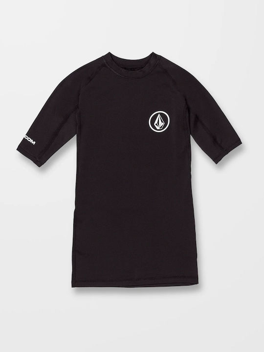 Volcom Solide SS UPF 50+ Sonnenschutzshirt Schwarze Volcom Solide SS UPF 50+ Sonnenschutzshirt Schwarze