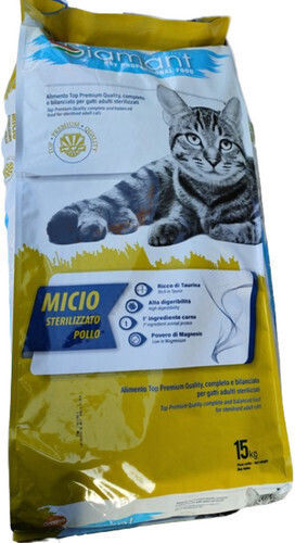 Cennamo Diamant Dry Food for Adult Sterilized Cats with Sensitive Urinary with Chicken 15kg
