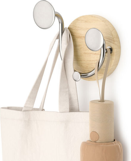 Umbra Wall Hanger Melody Metal 3 Hooks Beige