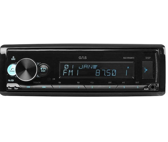 Gas Audio Power Max Ραδιόφωνο Αυτοκινήτου 1 DIN (Bluetooth/USB)