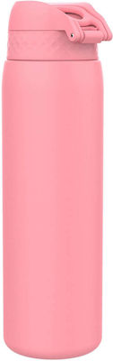 Ion8 Bottle Thermos Stainless Steel BPA Free Pink 920ml with Mouthpiece