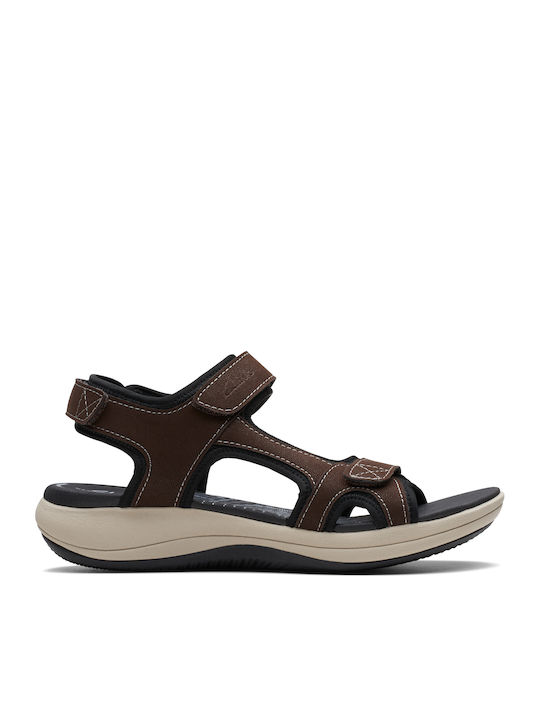 Clarks Mira Bay Women's Flat Sandals Anatomic Sporty in Brown