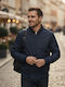 Men's Jacket Waterproof and Windproof Navy Blue
