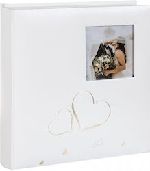 Rice Paper Wedding Photo Album with 30 Pages White 24x24cm