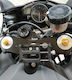 Moto Discovery Motorrad Handyhalterung mit verstellbarem Arm für die Zeitschaltuhrplatte