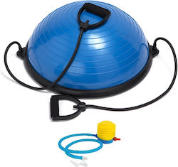 25566-69 Balance Ball with Tires and Trumpet Blue with Diameter 60cm