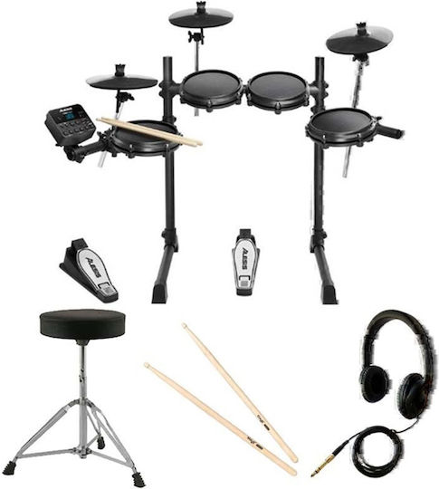 Alesis Ηλεκτρονικά Ντράμς Turbo Mesh Kit σε Μαύρο Χρώμα
