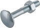 ArteLibre Schlittenbolzen Verzinkt DIN 603 mit Durchmesser M8 und Länge 60mm