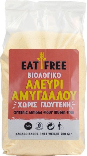 Vio Agros Organic Almond Flour Eat Free Fine Gluten Free 200gr