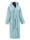 Guy Laroche Tokyo Bademantel mit Kapuze Aqua