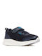 Campilio 3 V Kids Sneakers with Scratch Navy Blue