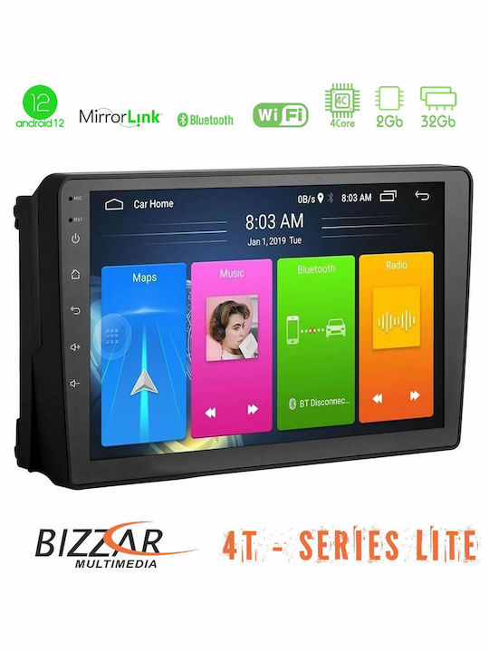 Bizzar Car Audio System for Ford Focus / Galaxy / Mondeo / S-Max / C-Max 2006-2015 (Bluetooth/USB/WiFi/GPS/Apple-Carplay) with Touchscreen 9"