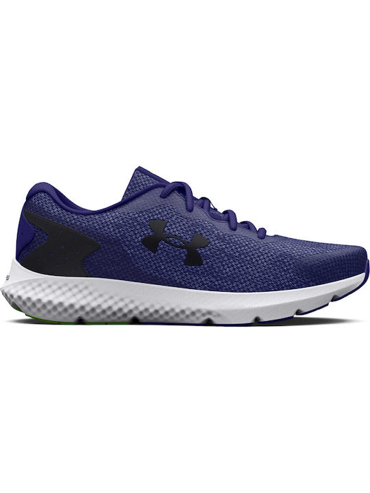 Under Armour Charged Rogue 3 Knit Ανδρικά Αθλητικά Παπούτσια Running Μπλε
