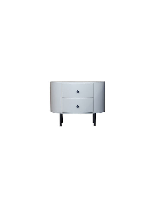 Nachttisch Conti Weiß 60x50x53cm