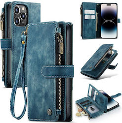 Caseme C30 Wallet Piele artificială Albastru (i...