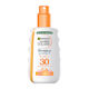 Garnier Ambre Solaire Invinsible Protect Tan Vitamin E & Carotene Waterproof Sunscreen Body Lotion SPF30 Spray 200ml