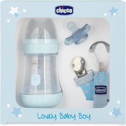 Chicco Perfect 5 Set Plastic Baby Bottles with Silicone Teat for 0+ Months 150ml 3 Pieces