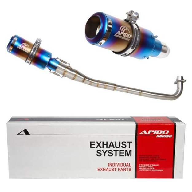 Apido Motorcycle Exhaust for Kawasaki ZX 130 for Modenas X