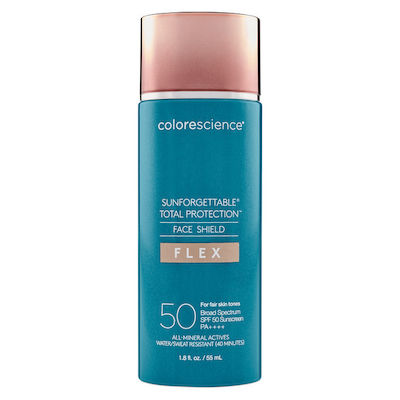 Colorescience Sunforgettable Total Protection Face Shield Flex Αντηλιακή Κρέμα Προσώπου SPF50 με Χρώμα Fair 55ml