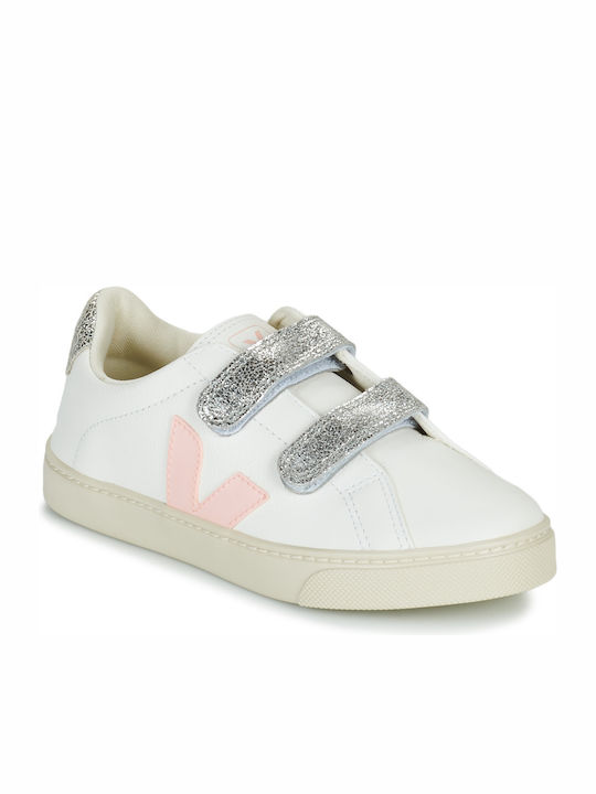 Kinder Sneakers mit Klettverschluss Weiß