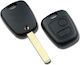 Car Key Shell with Blade with 2 Buttons for Toyota