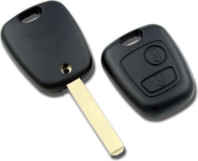 Car Key Shell with Blade with 2 Buttons for Toyota