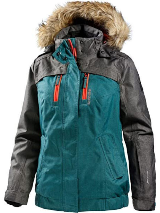 Brunotti Jenfi 152222513-0621 Feminin Jachetă pentru Schi & Snowboard Verde