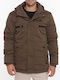 Men's Jacket Plus Size CASTOR brown color