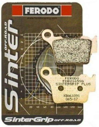 Ferodo Motorcycle Brake Pads Rear KTM EXC 400 04-11 / SX-F 450 07-15 / SMR 450 05-14 for Husqvarna SMR / TC 125 / TE / WR 125 / WRE 125 KTM 400 EXC Yamaha WR 125