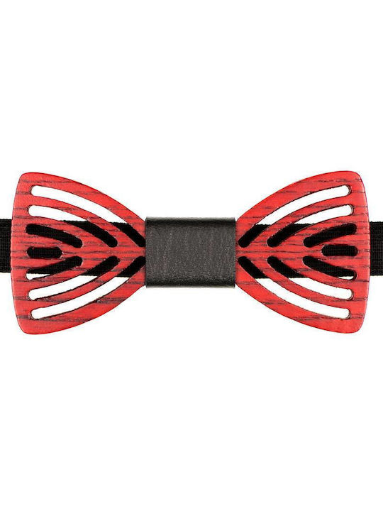 Wooden Bow Tie 41011211 - Red