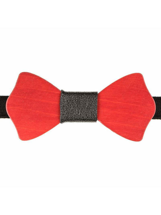 Wooden Bow Tie Mom & Dad 41011253 - Red