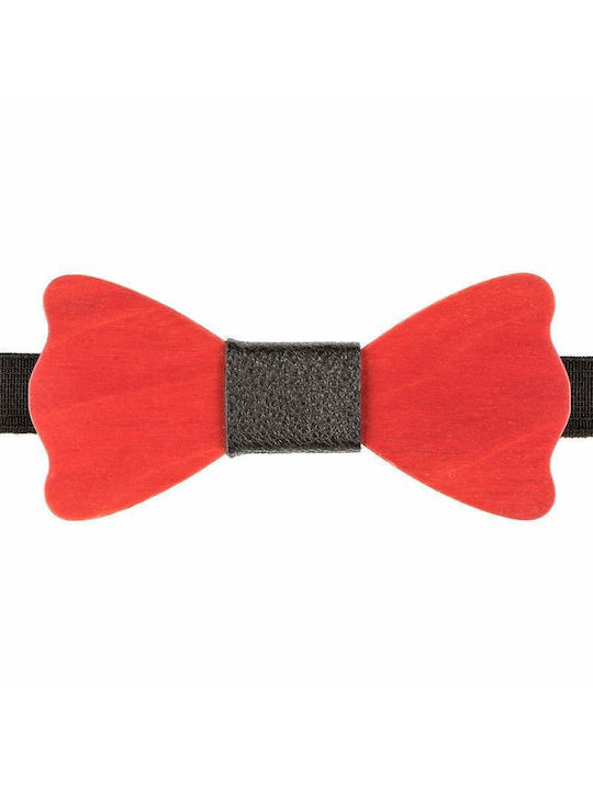 Wooden Bow Tie Mom & Dad 41011261 - Red