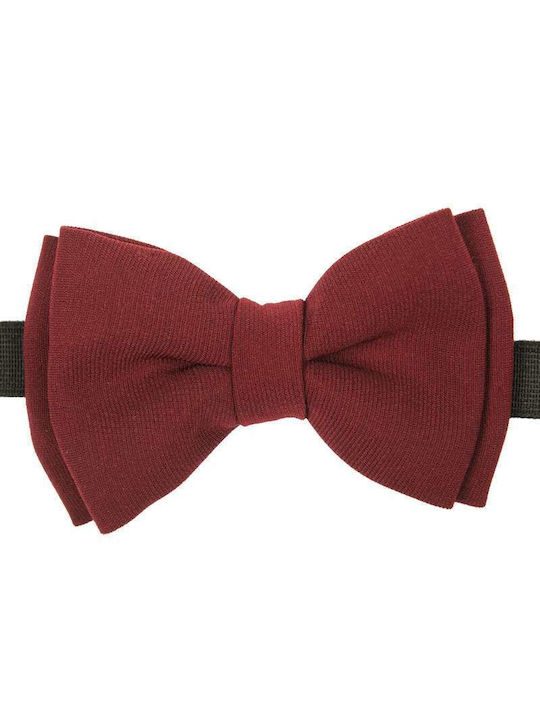 Panglică din material Bow Tie Mom & Dad 42011013 - Bordeaux