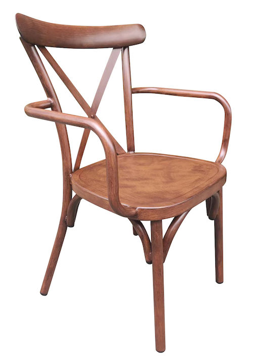 Καρέκλα Εξωτερικού Χώρου Μπαμπού Thomsons Μπαμπού 52x52x87εκ.