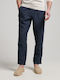 D2 Studios Overdyed Linen Jogger Pants Trousers Navy Blue