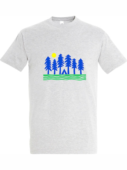 T-shirt Unisex " Outdoor Camp Lover Design " ASh