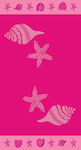 Dimcol Beach Towel Pink 165x87cm