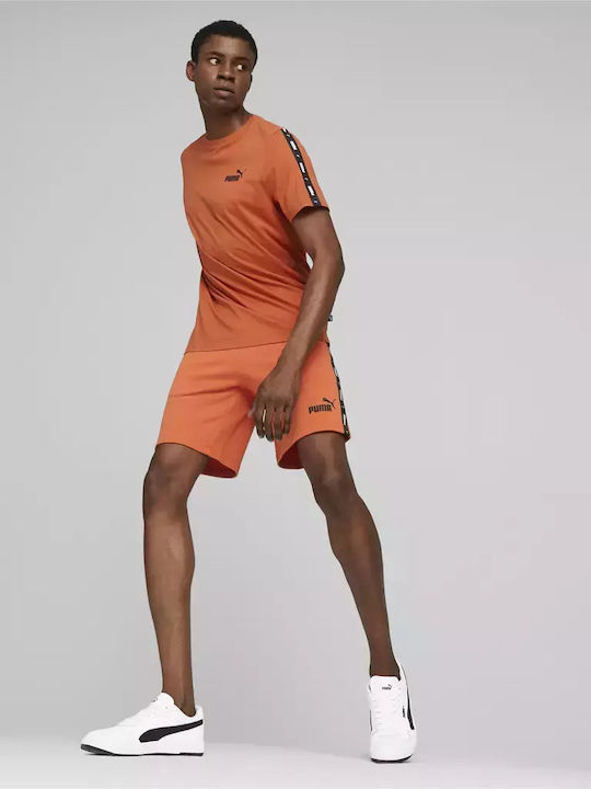 PUMA Ess Tape T-shirt Πορτοκαλί