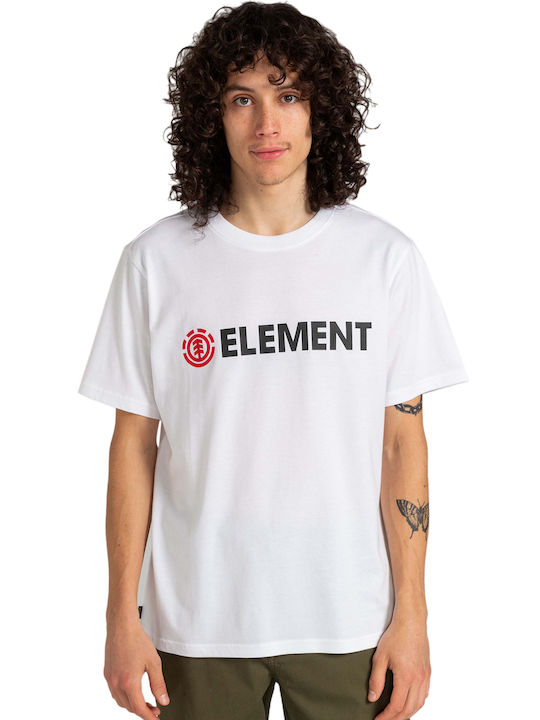 Element Blazin Ανδρικό T-shirt Λευκό με Λογότυπο
