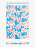 Roxy Cold Water Printed Strandtuch Baumwolle Hellblau 160x90cm.